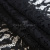 Кружевное полотно #2307, 145 гр/м2, шир.150см, цвет чёрный - купить в Новом Уренгое. Цена 449.07 руб.