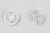 Кнопки пришивные пластиковые 11,5 мм, блистер 24шт, цв.-прозрачные - купить в Новом Уренгое. Цена: 59.44 руб.