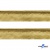 Кант атласный 136, шир. 12 мм (в упак. 65,8 м), цвет золото - купить в Новом Уренгое. Цена: 433.08 руб.