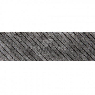 KQ217N -прок.лента нитепрошивная по косой 15мм графит 100м - купить в Новом Уренгое. Цена: 2.24 руб.