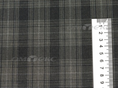 Ткань костюмная клетка 25235 2004, 185 гр/м2, шир.150см, цвет серый/бел - купить в Новом Уренгое. Цена 
