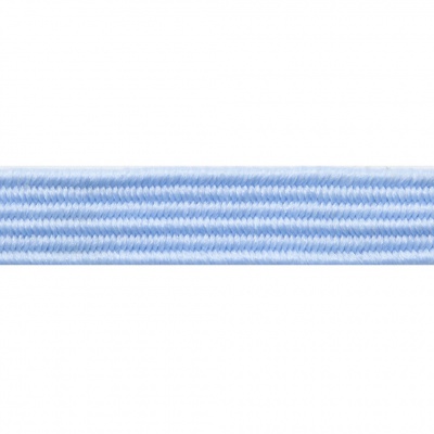 Резиновые нити с текстильным покрытием, шир. 6 мм ( упак.30 м/уп), цв.- 108-голубой - купить в Новом Уренгое. Цена: 155.22 руб.